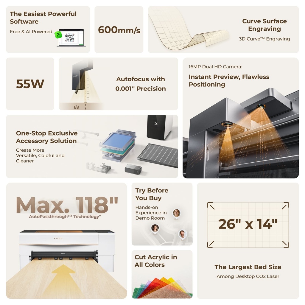 xTool P2S All-in-One Bundle 4