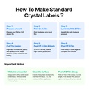 xTool UV DTF A Film Sheets – Mini Baseplate 4