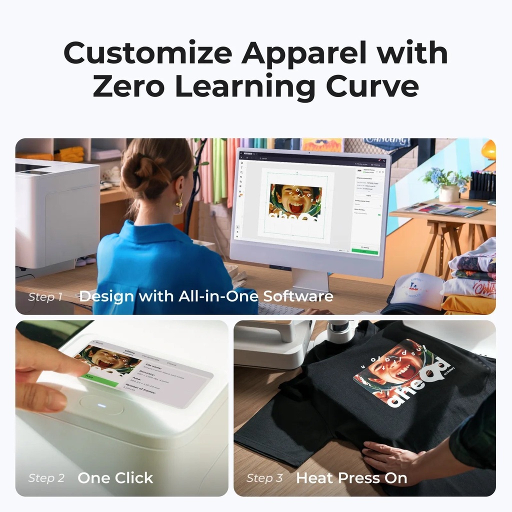 xTool Apparel Printer Plus Versatile Bundle 6