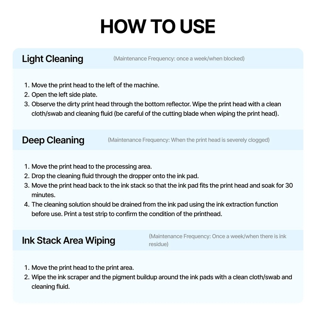 xTool Apparel Printer Cleaning Fluid (100 ml) 3