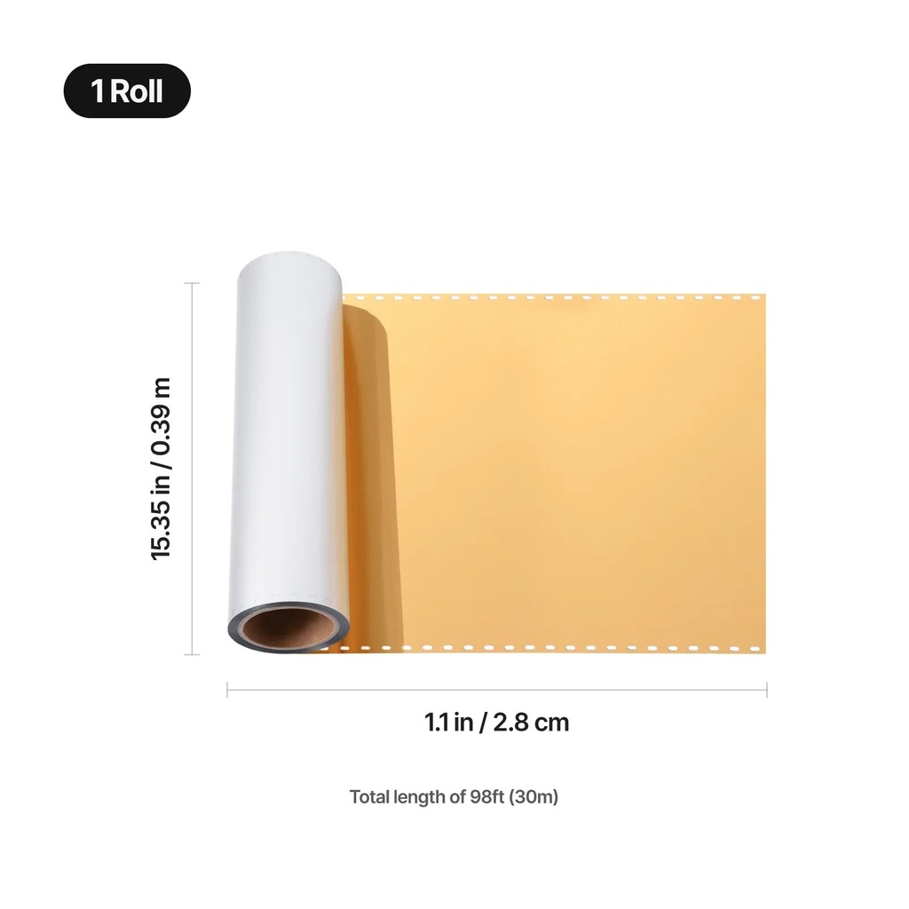 xTool DTF Gold Foil Film Roll 3