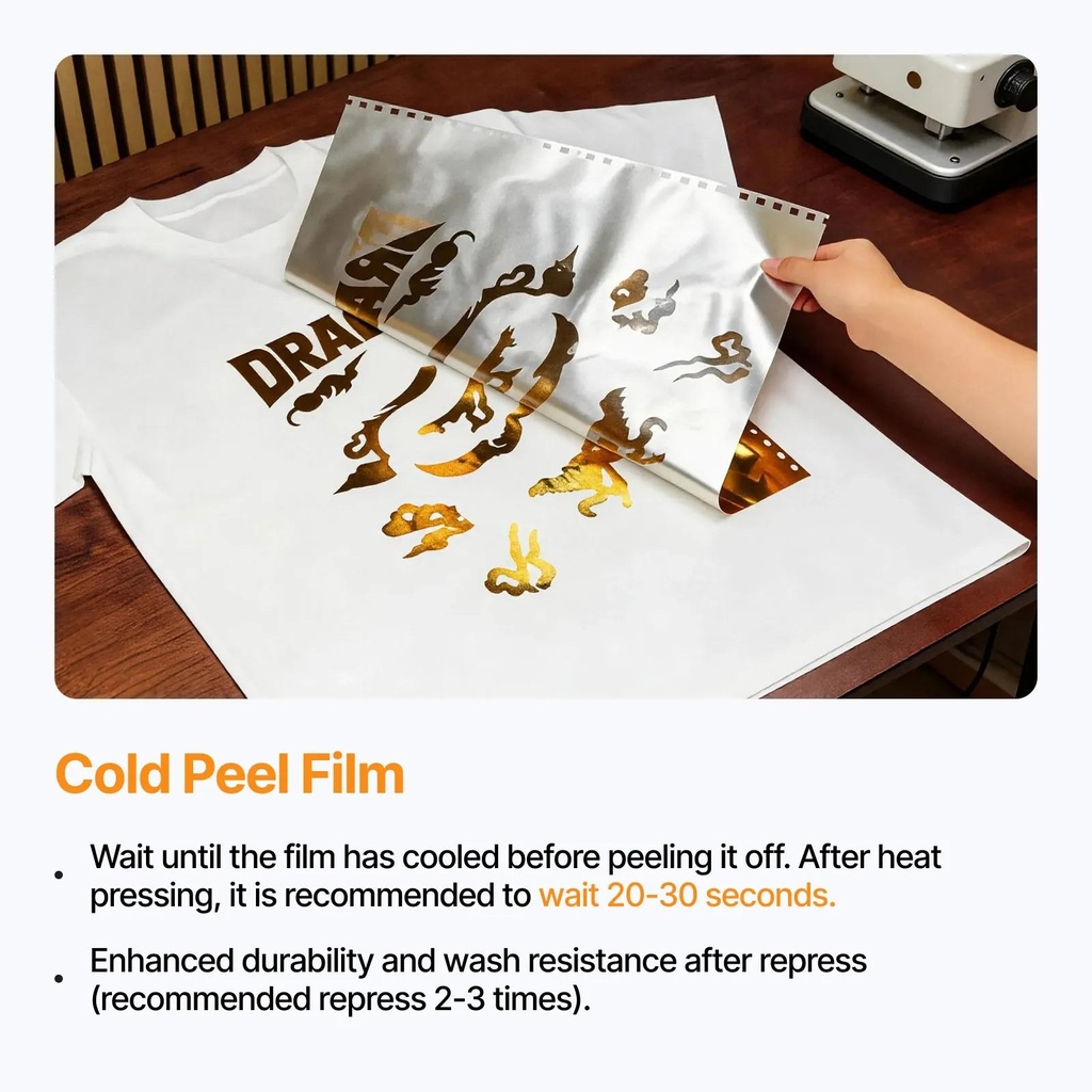 xTool DTF Gold Foil Film Roll 4