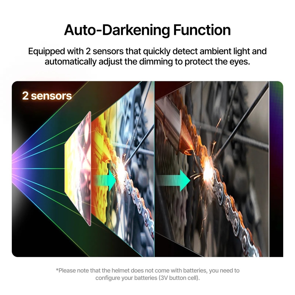 Auto-Darkening Laser Welding Helmet 4