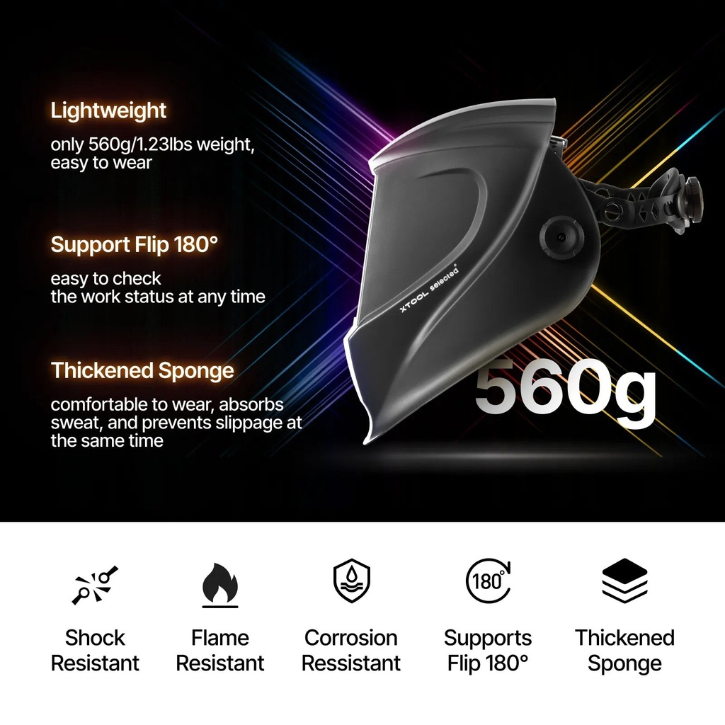 Auto-Darkening Laser Welding Helmet 6