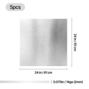 Stainless Steel 304 Plates 2 mm, 61 × 61 cm (5 pcs) 3