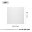 Aluminium 1060 Plates 2 mm, 61 × 61 cm (5 pcs) 3