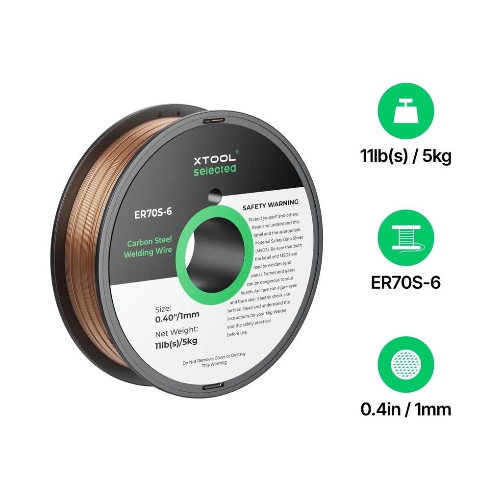 ER70S-6 Carbon Steel Welding Wire 1 mm (5 kg) 3