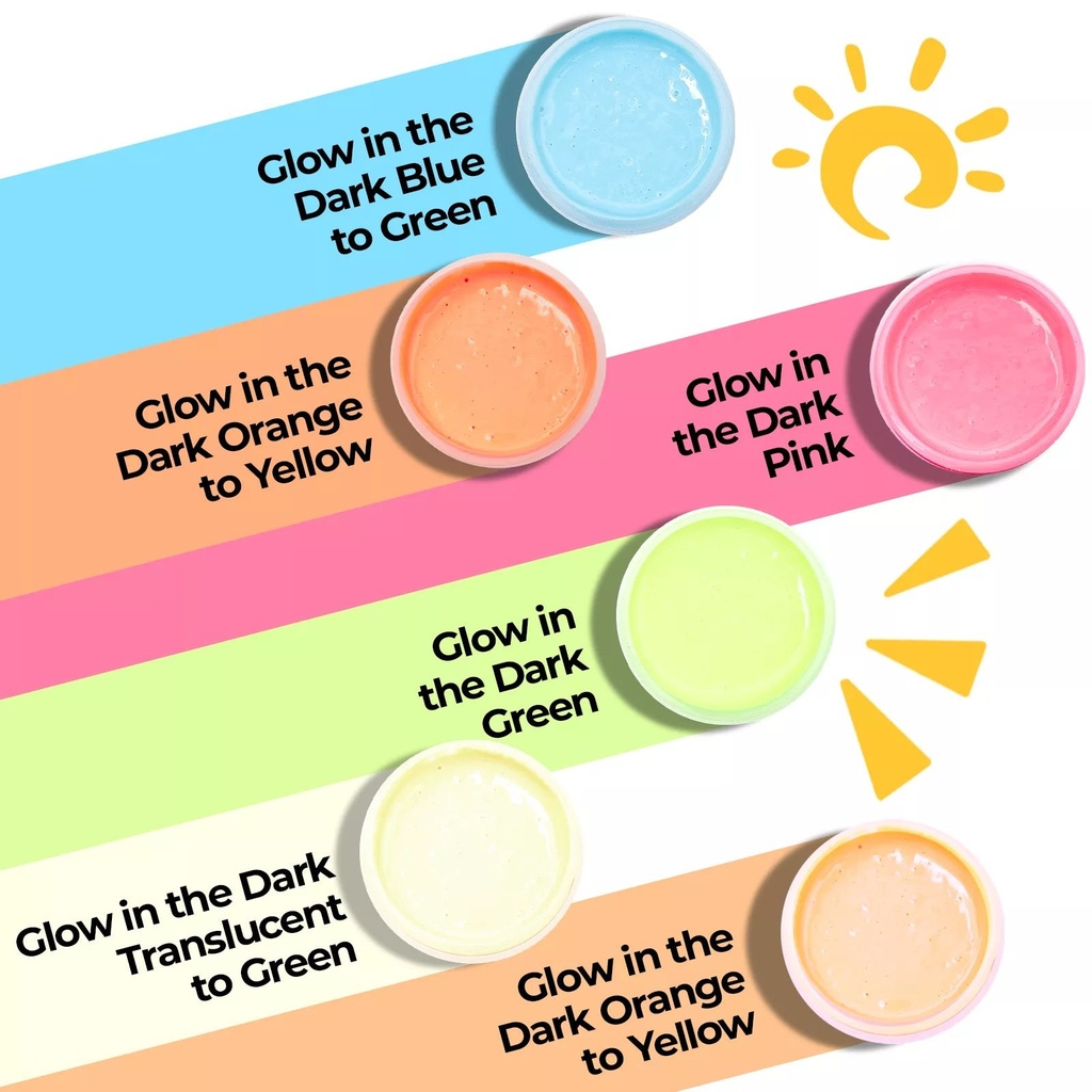 Screen Printing Ink Set – Fluorescent (6 × 100 ml) 2