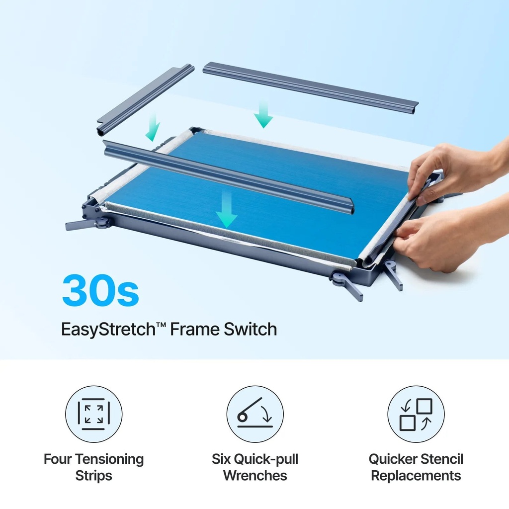xTool Screen Printing Frame 9 × 12" 5
