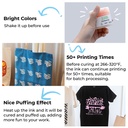 Puff Plastisol Screen Printing Ink (4 × 100 ml) 5