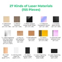 xTool Ultimate Laser Material Kit (159 pcs) 3