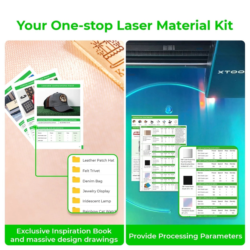 xTool Ultimate Laser Material Kit (159 pcs) 5