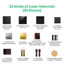 xTool F1 Ultra Laser Material Kit (93 pcs) 3