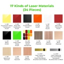 xTool S1 Laser Material Kit (34 pcs) 3