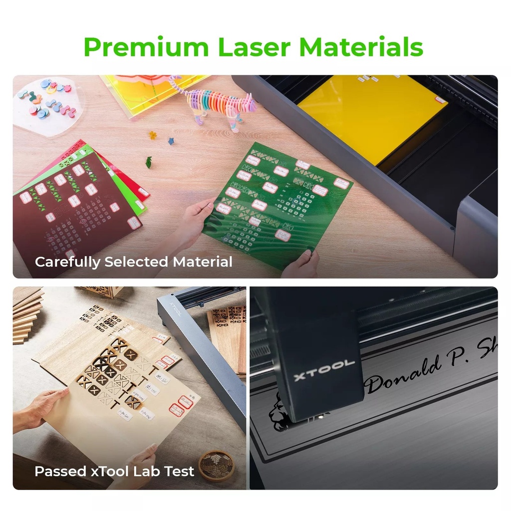 xTool S1 Laser Material Kit (34 pcs) 5