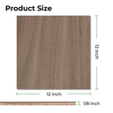 Walnut Plywood 3 mm, 30 × 30 cm (6 pcs) 3