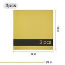 Two-Tone Acrylic 3 mm, White to Black (3 pcs) 3