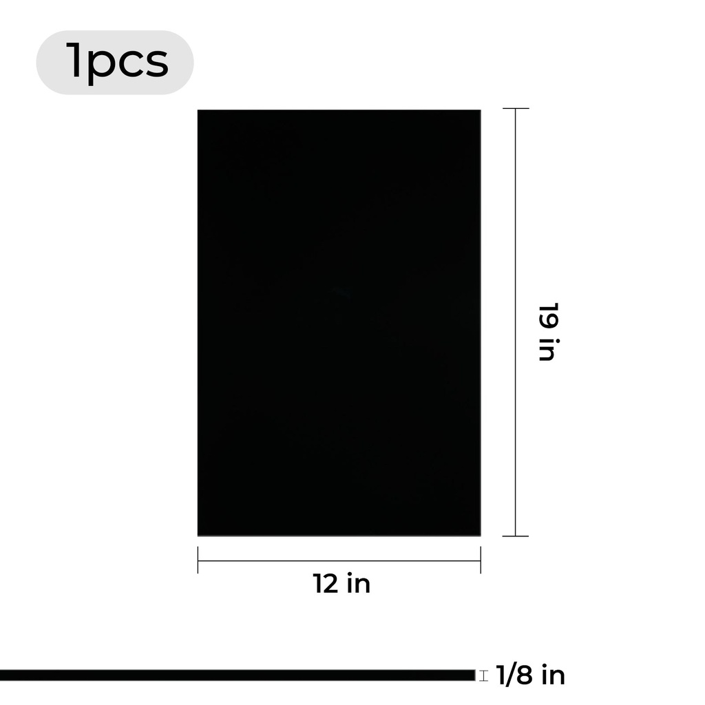 Glossy Acrylic Sheets 1 mm (10 pcs) – B 5