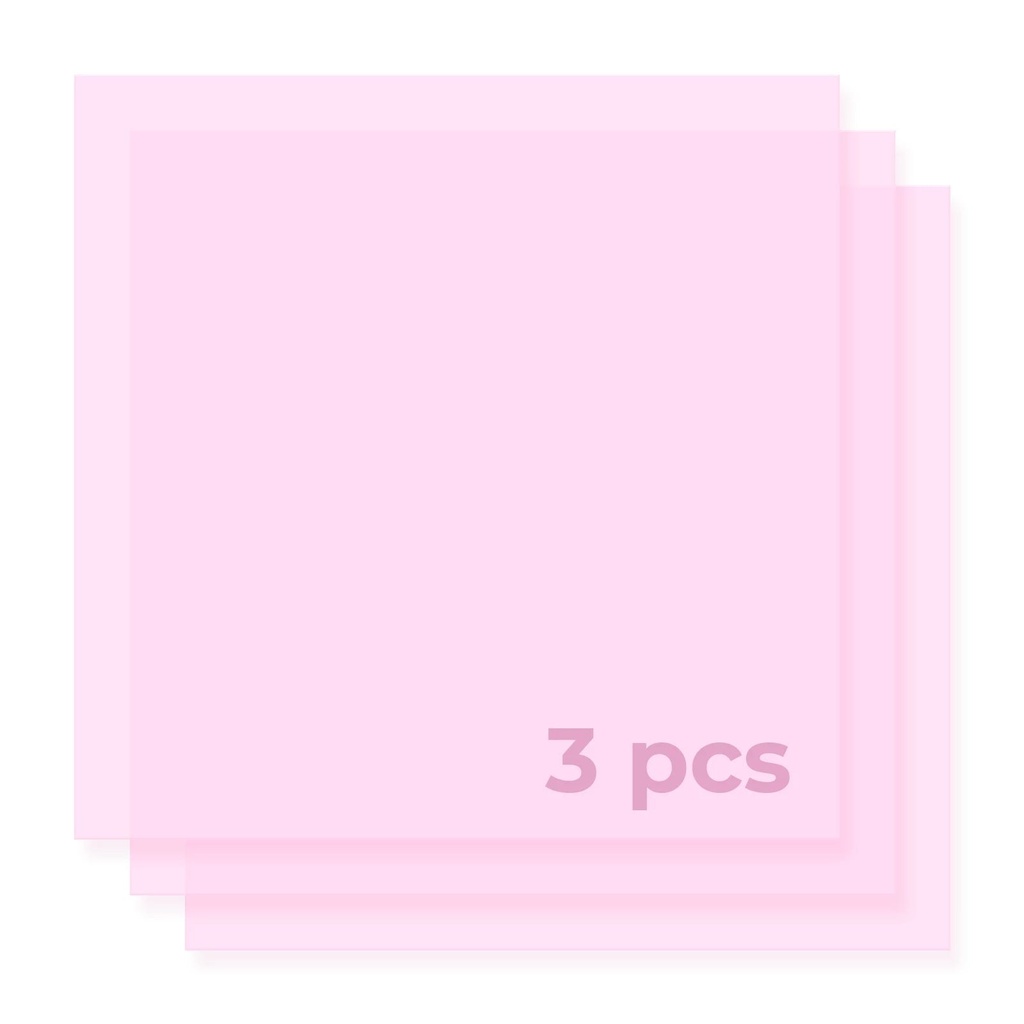 Clear Acrylic 3 mm, 30 × 30 cm (3 pcs) 3