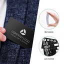 Black Metal Business Cards (300 pcs) 5