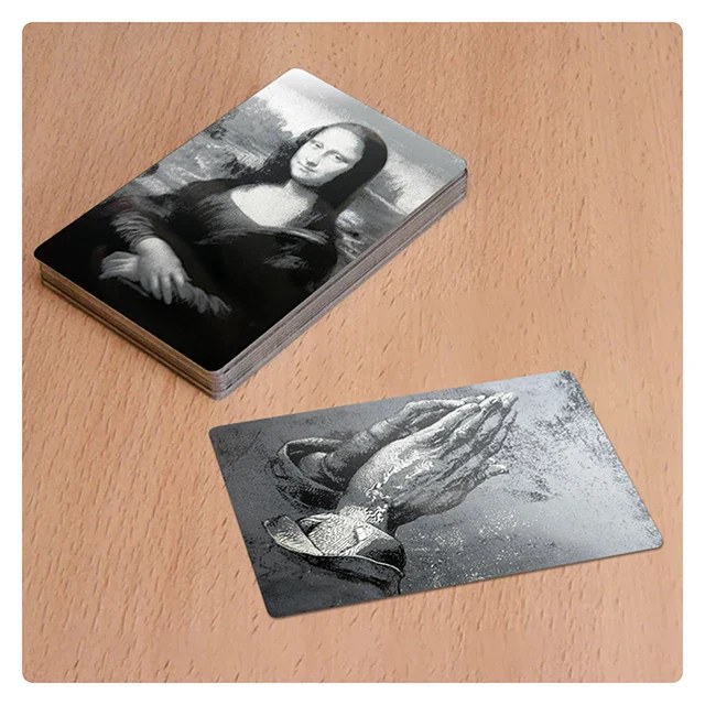 Multicolour Aluminium Business Cards (300 pcs) 2