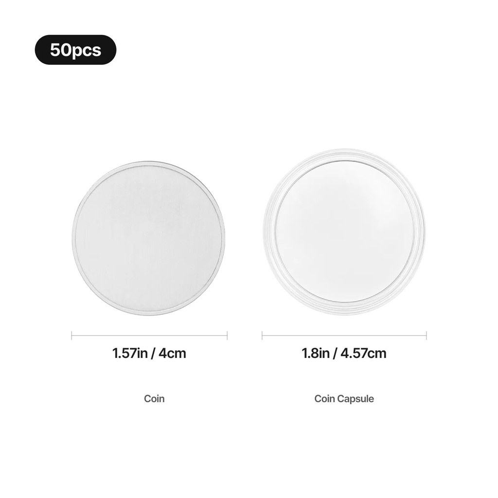 Blank Commemorative Coins 40 mm (5 pcs) 6