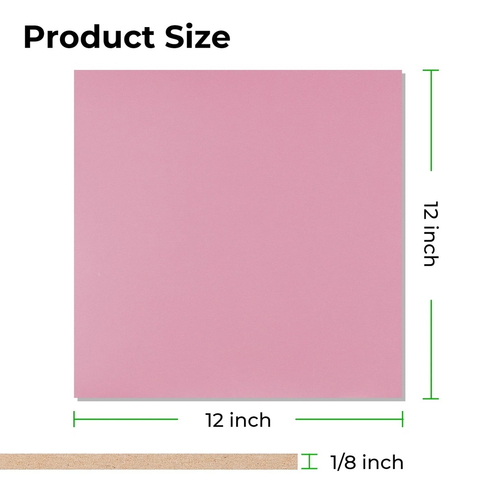 Multi-Coloured MDF Board 3 mm (10 pcs) 4