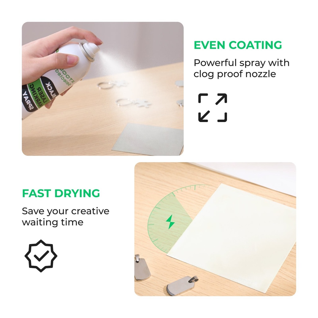 Black Laser Marking Spray (250 ml) 5