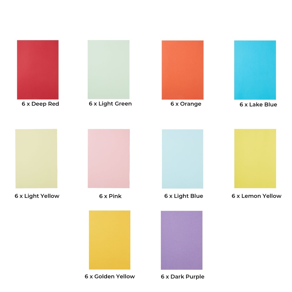 Coloured Cardstock (60 pcs) 4