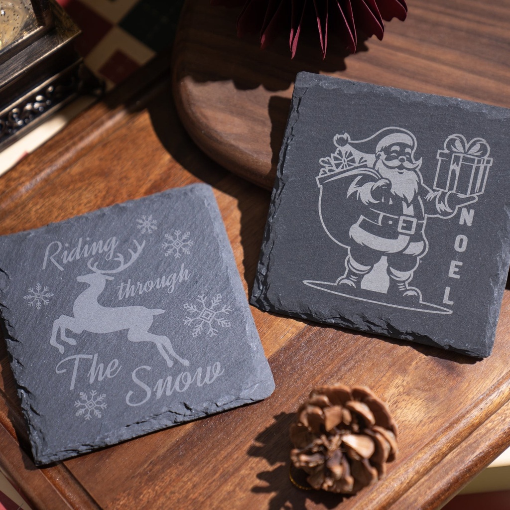 Slate Coasters (4 pcs) 2