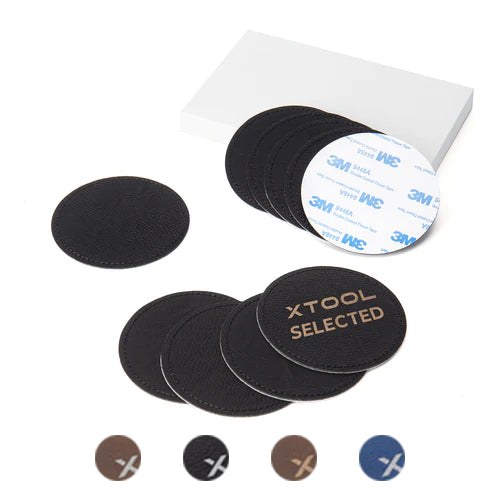 Round Laserable PU Patches 76 mm (10 pcs) 2