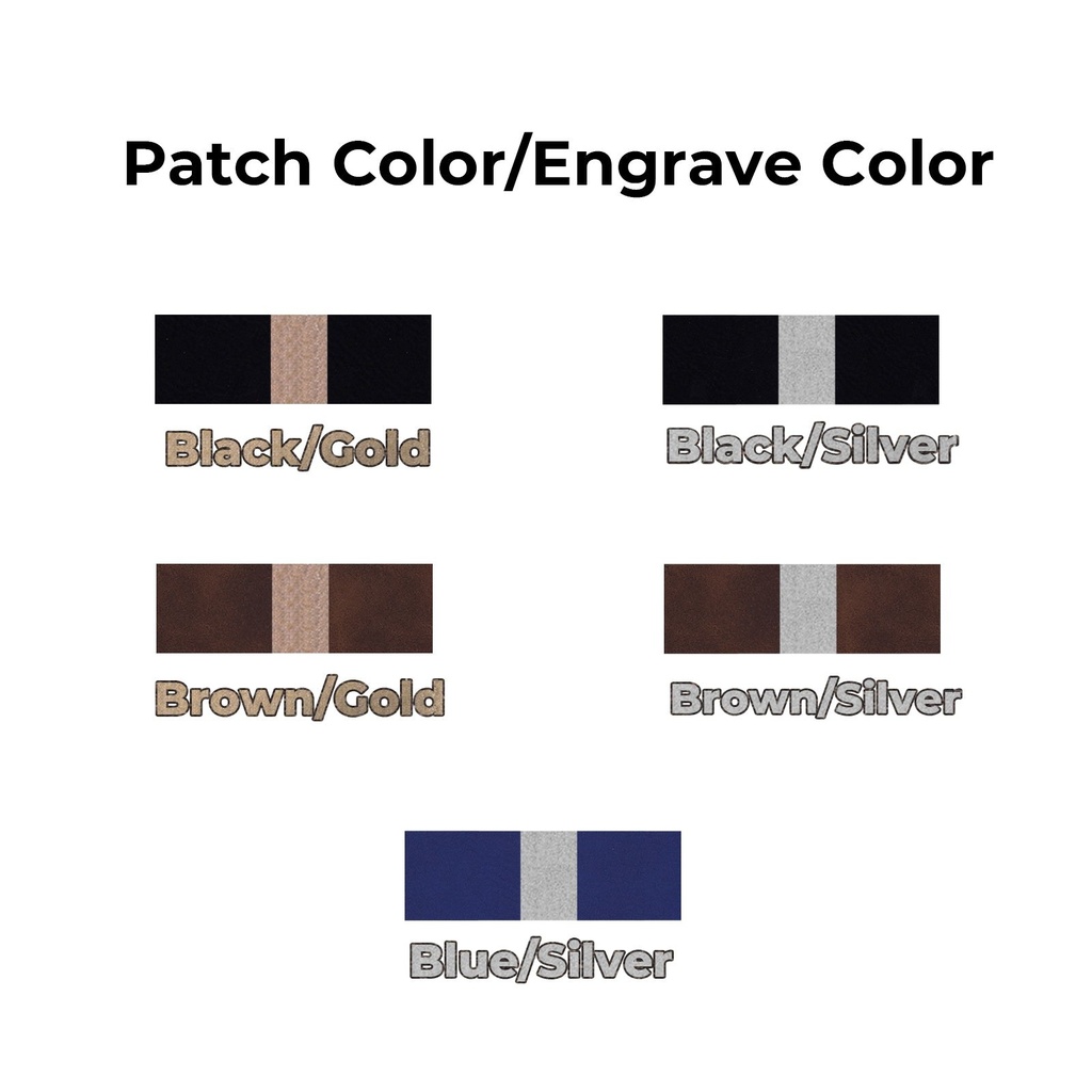 Round Laserable PU Patches 76 mm (10 pcs) 6