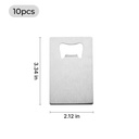 Credit Card Bottle Openers, Black (10 pcs) 3