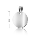 Stainless Steel Round Pet ID Tags (10 pcs) 3