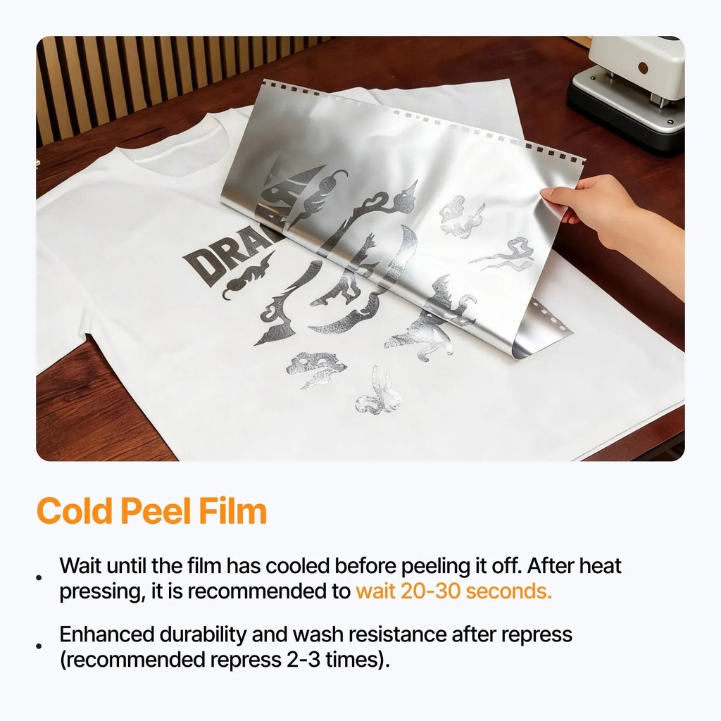 xTool DTF Silver Foil Film Roll 4