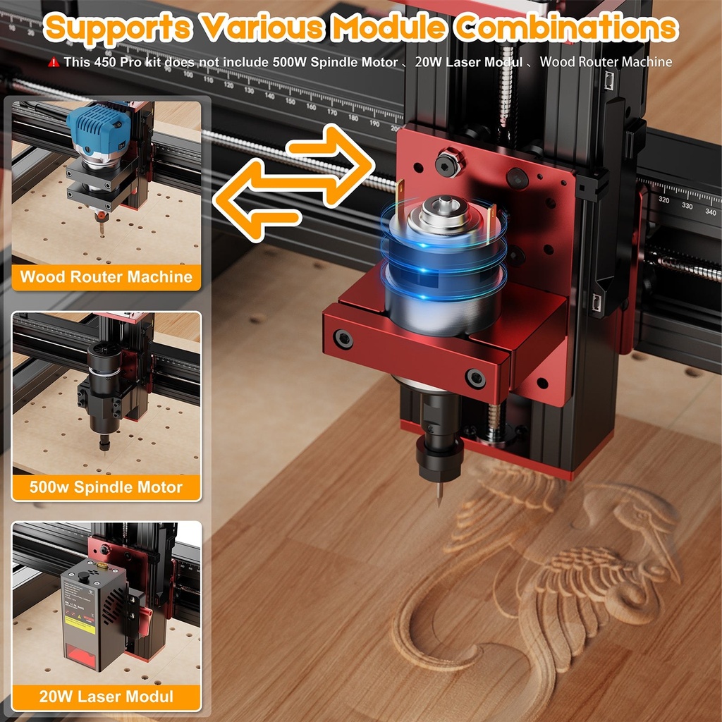 Two Trees TTC-450 Pro CNC Router 5