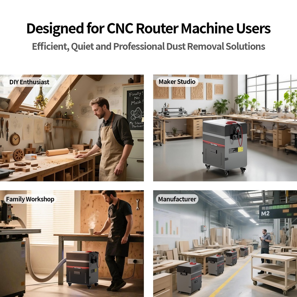Two Trees CNC Vacuum Cleaner Little Monster M2 6