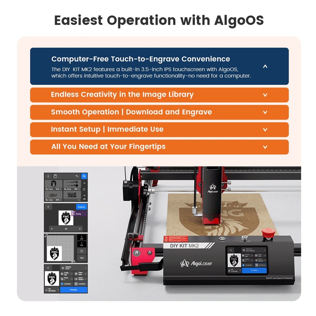 AlgoLaser DIY KIT MK2 2W 1064nm IR 6