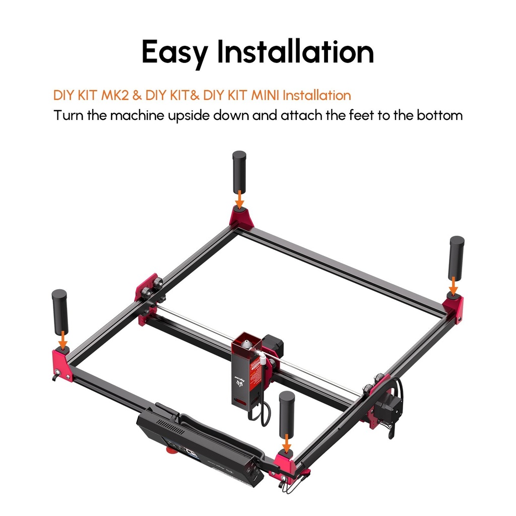 AlgoLaser Adjustable Risers 10 cm 4