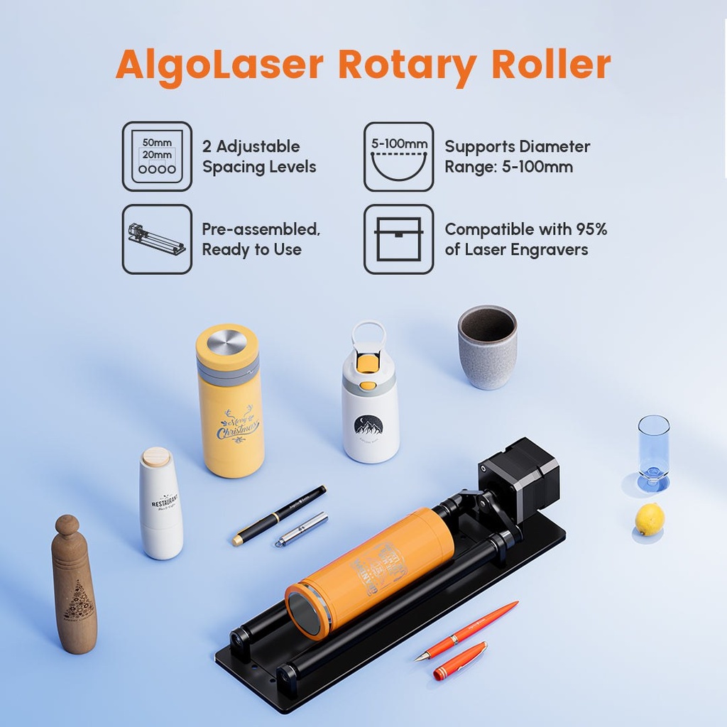 AlgoLaser Rotary Roller 1.0 2