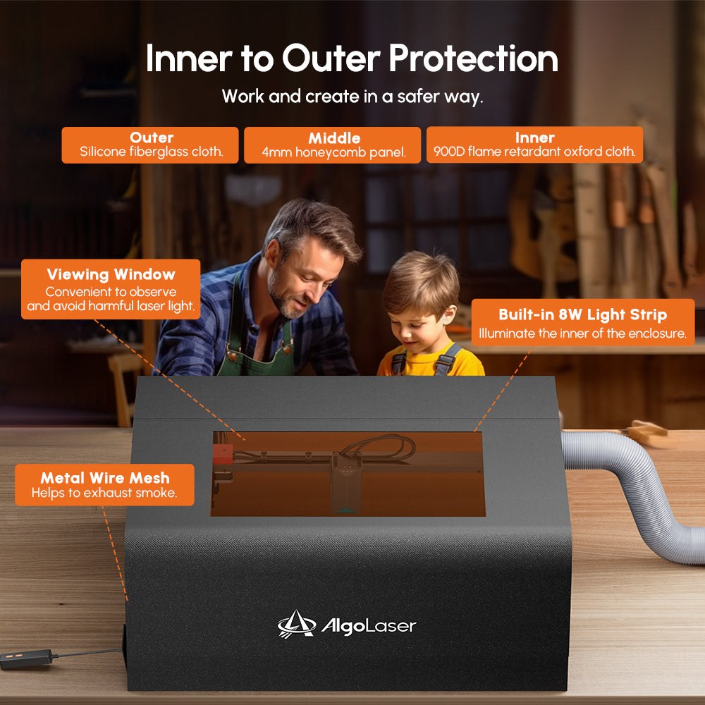 AlgoLaser Foldable Smart Enclosure 3