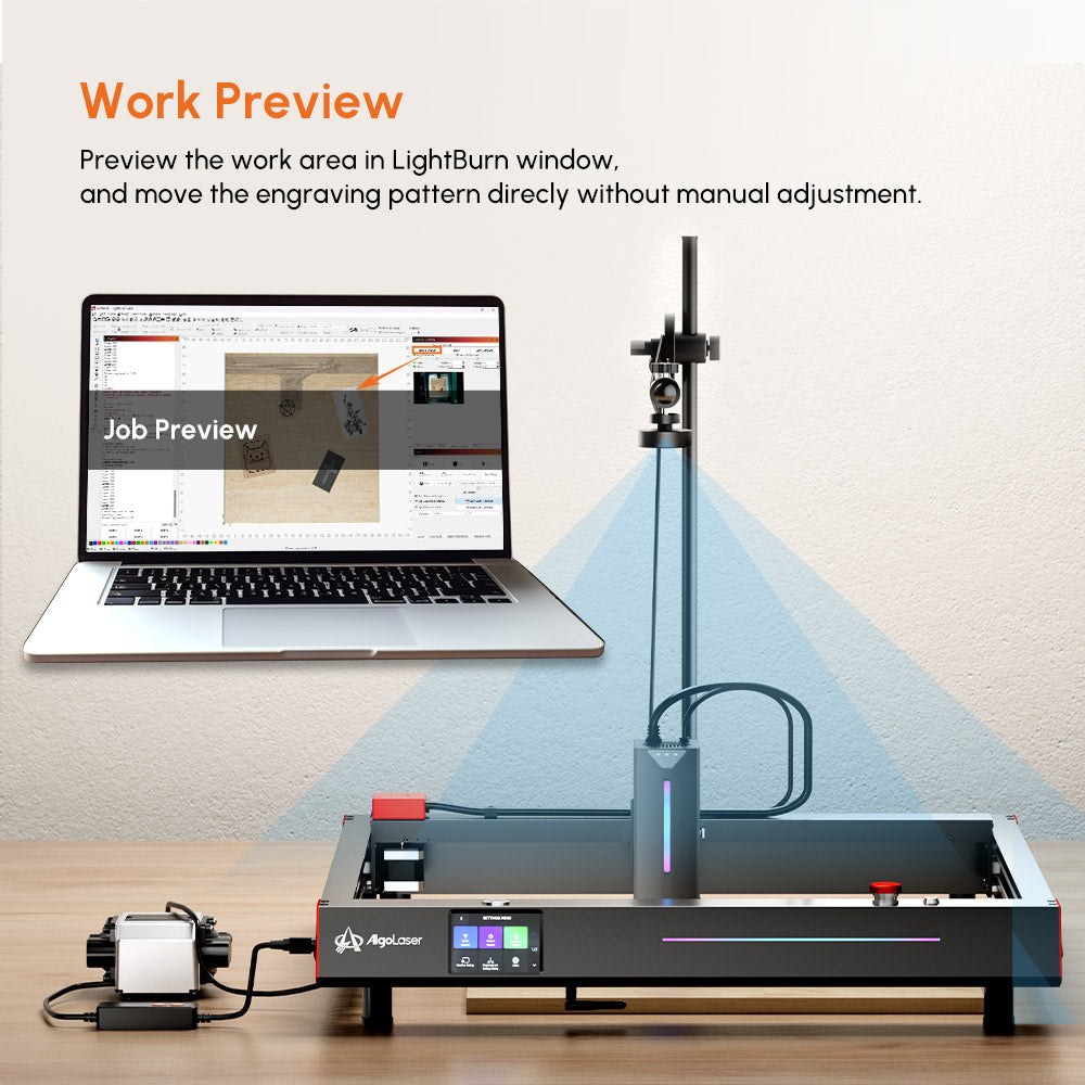 AlgoLaser LightBurn Smart Camera 3