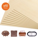 AlgoLaser Basswood Plywood 300 × 300 × 3 mm (10 pcs) 2