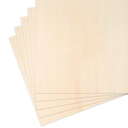 AlgoLaser Basswood Plywood 100 × 100 × 3 mm (10 pcs) 4