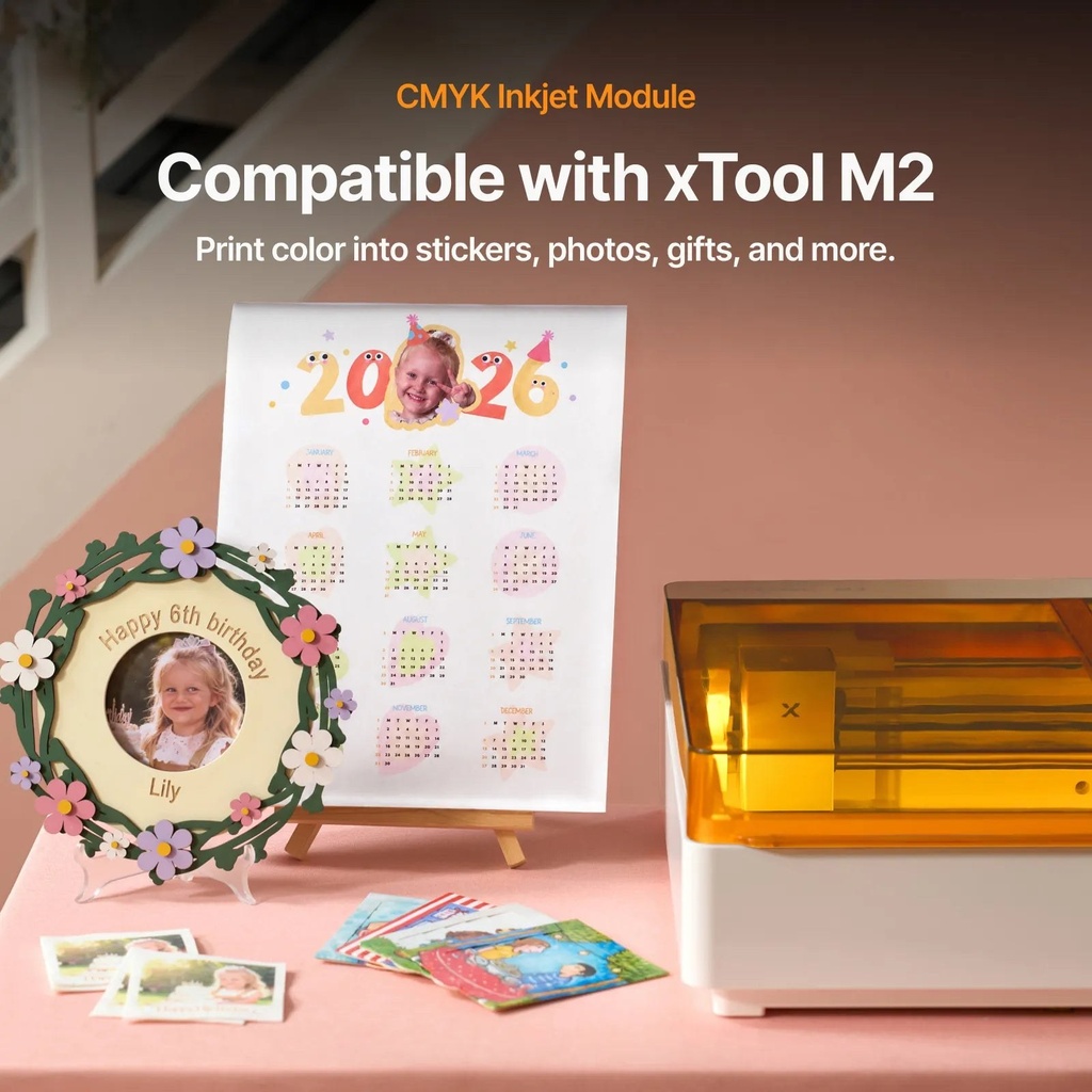 xTool M2 CMYK Inkjet Printing Module 5