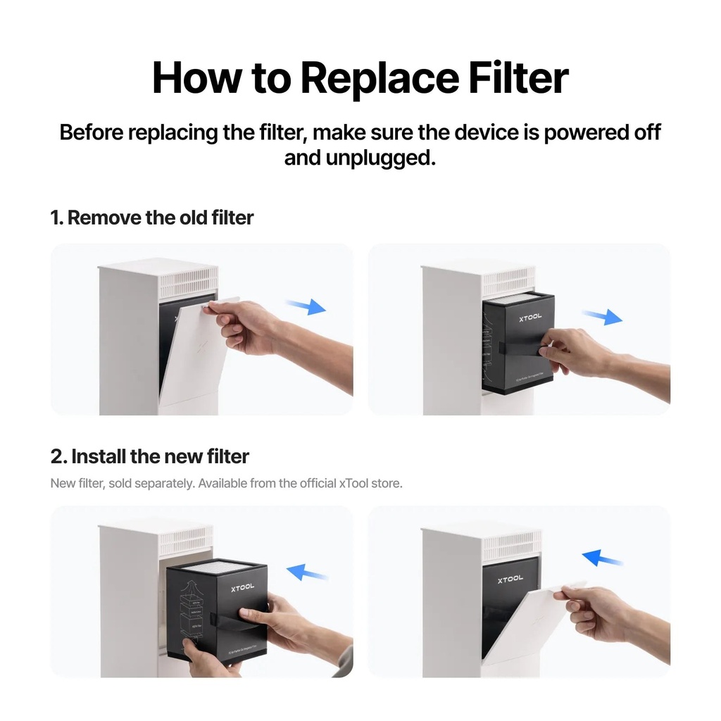 xTool Air Purifier Go for F2 5