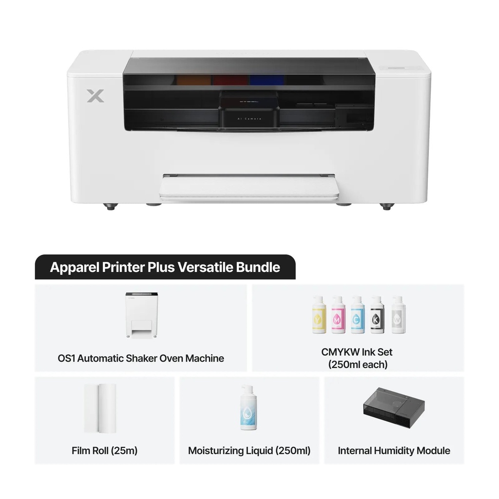 [P0101000548-P5010412] xTool Apparel Printer Plus Versatile Bundle