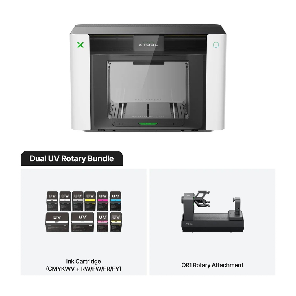xTool O1 Omni Printer – Dual UV Rotary Bundle