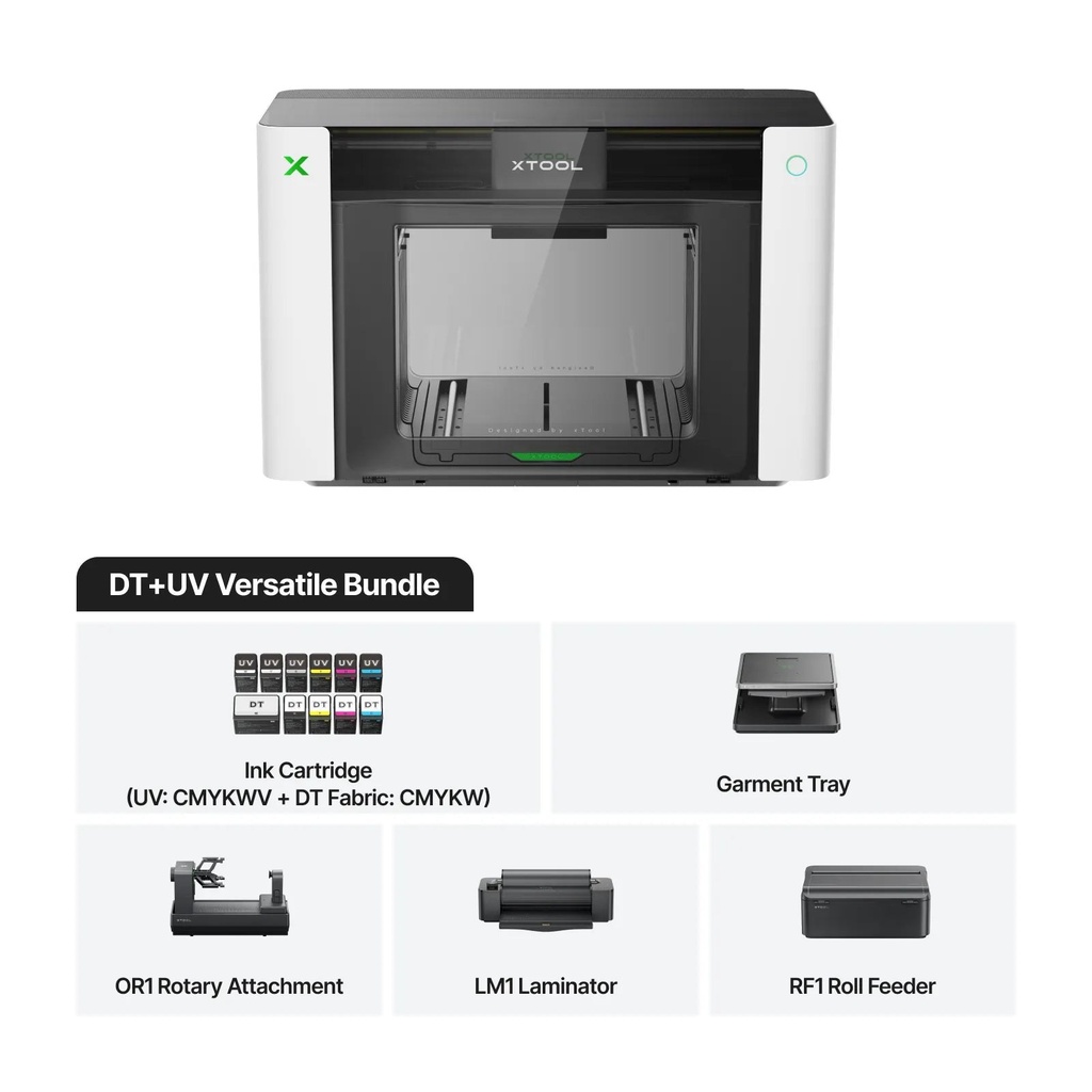 xTool O1 Omni Printer – UV & DTG Versatile Bundle