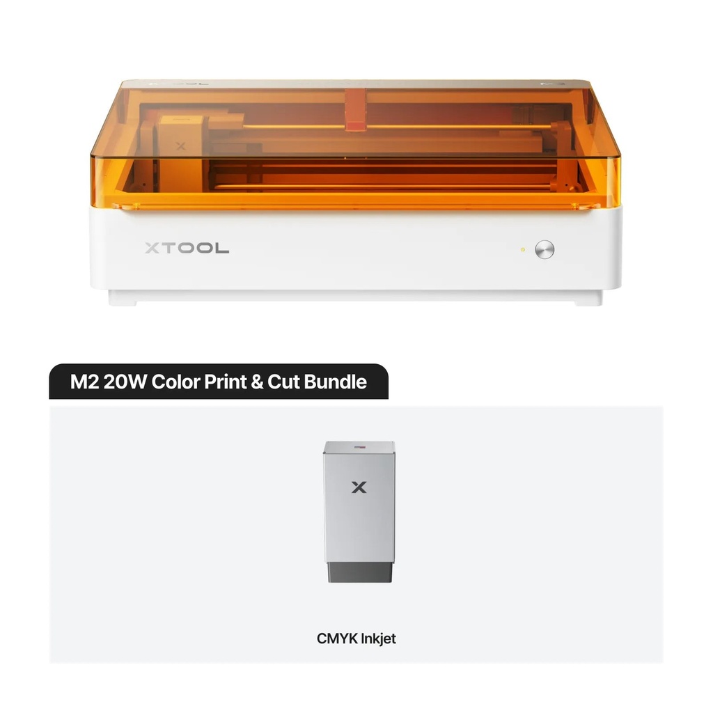 xTool M2 20W Color Print & Cut Bundle + SafetyPro AP2